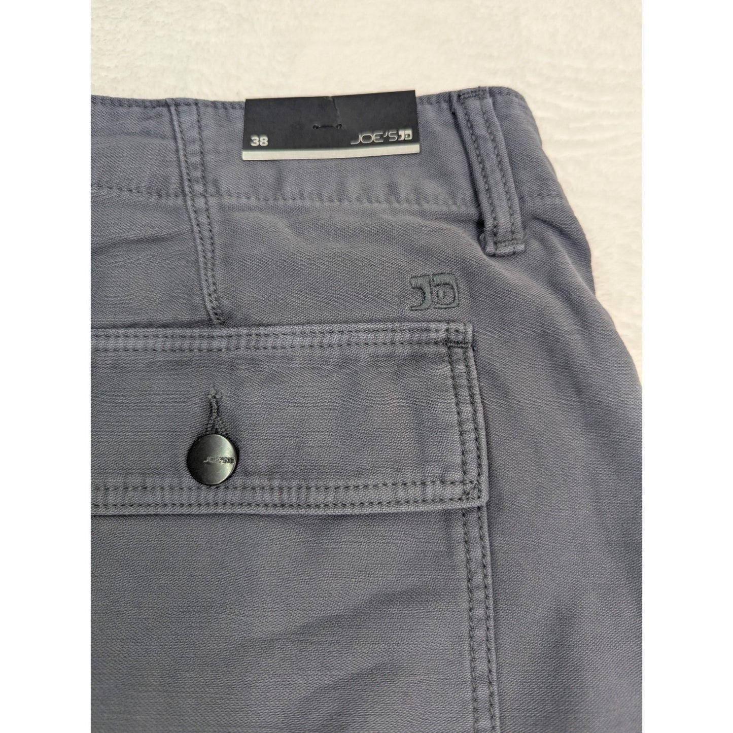 Joe's Gray Trouser Shorts Mens Size 38 Regular Fit Flat Front Pocket Casual