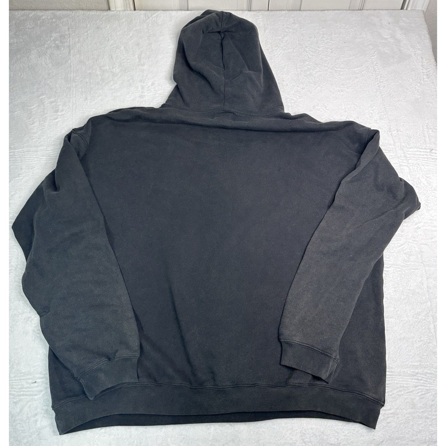 Saint Tears Acid Wash Unisex Pullover Oversized Hoodie Graphic Print Size: XL