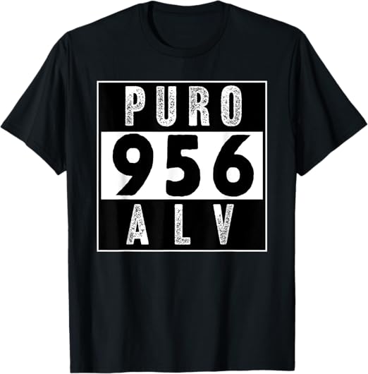 Simple “PURO 956 ALV” Graphic T-Shirt