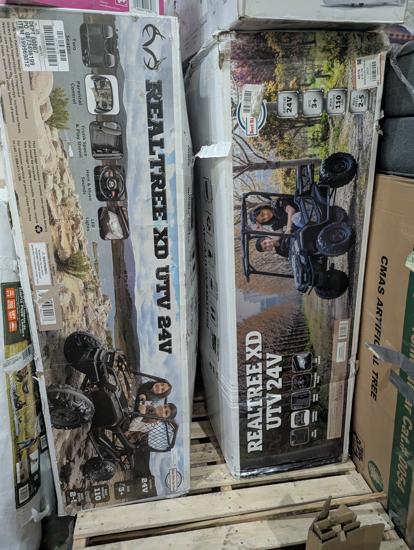 Realtree-XD 24V UTV Battery-Operated Ride-On with Remote Control, Kids Ages 3 and Up, Up to 5 MPH