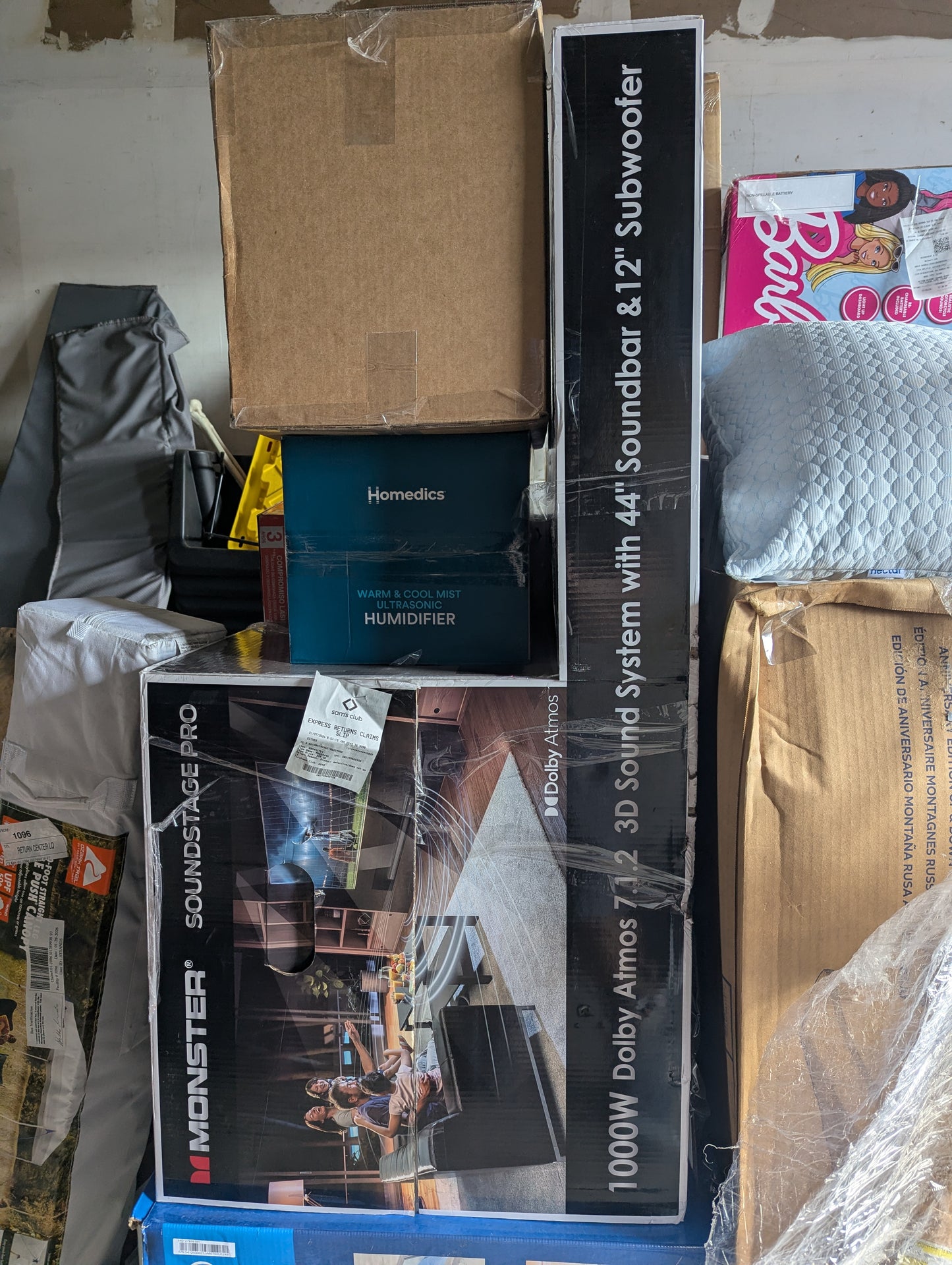 Monster Soundstage Pro Dolby Atmos 7.1.2 Channel Soundbar with 12" Wireless Subwoofer, Bluetooth 5.4 Enabled, Remote