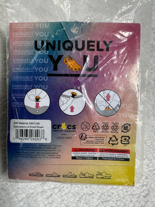 Crocs Jibbitz Mini Backpack Black Original Uniquely You Jibbitz