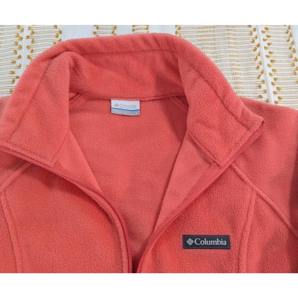 Columbia Benton Springs Full Zip Jacket Pink Women's Size L