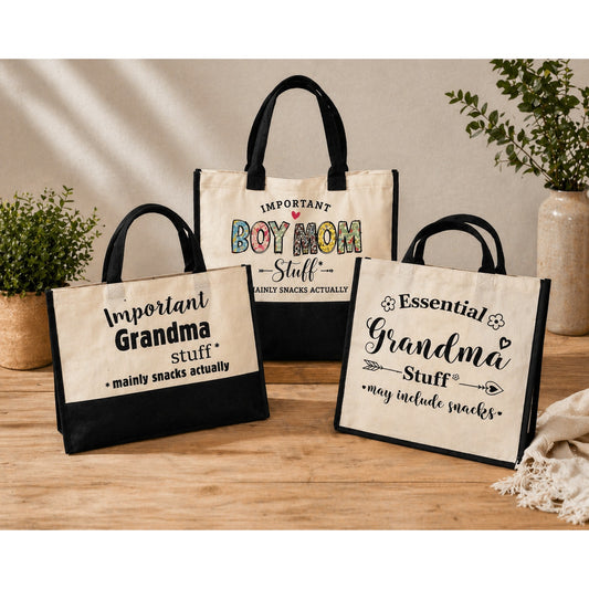 Mother's Day Canvas Tote Bags