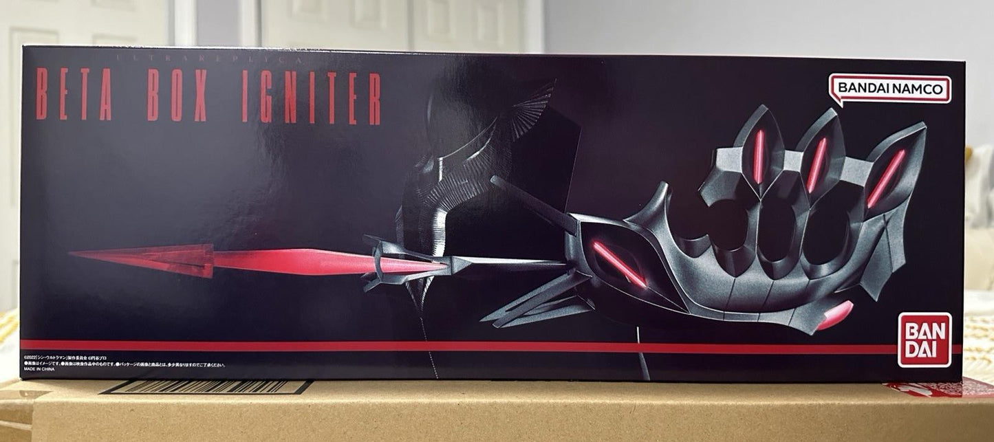 Bandai Ultraman Beta Box Igniter Sound & Light Shin Ultrareplica NEW Japan Ed.