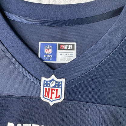 $175 Nike NFL New England Patriots Men's Mac Jones Player Game Jersey, Navy, 3XL