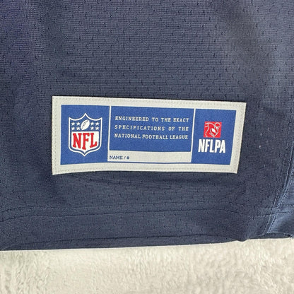 $175 Nike NFL New England Patriots Men's Mac Jones Player Game Jersey, Navy, 3XL