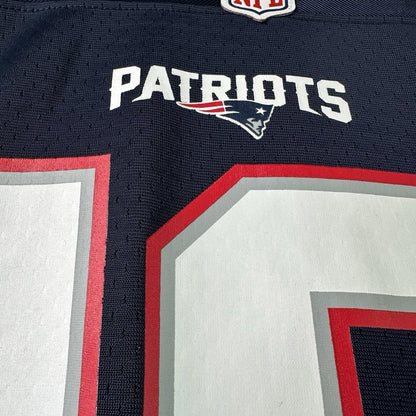 $175 Nike NFL New England Patriots Men's Mac Jones Player Game Jersey, Navy, 3XL