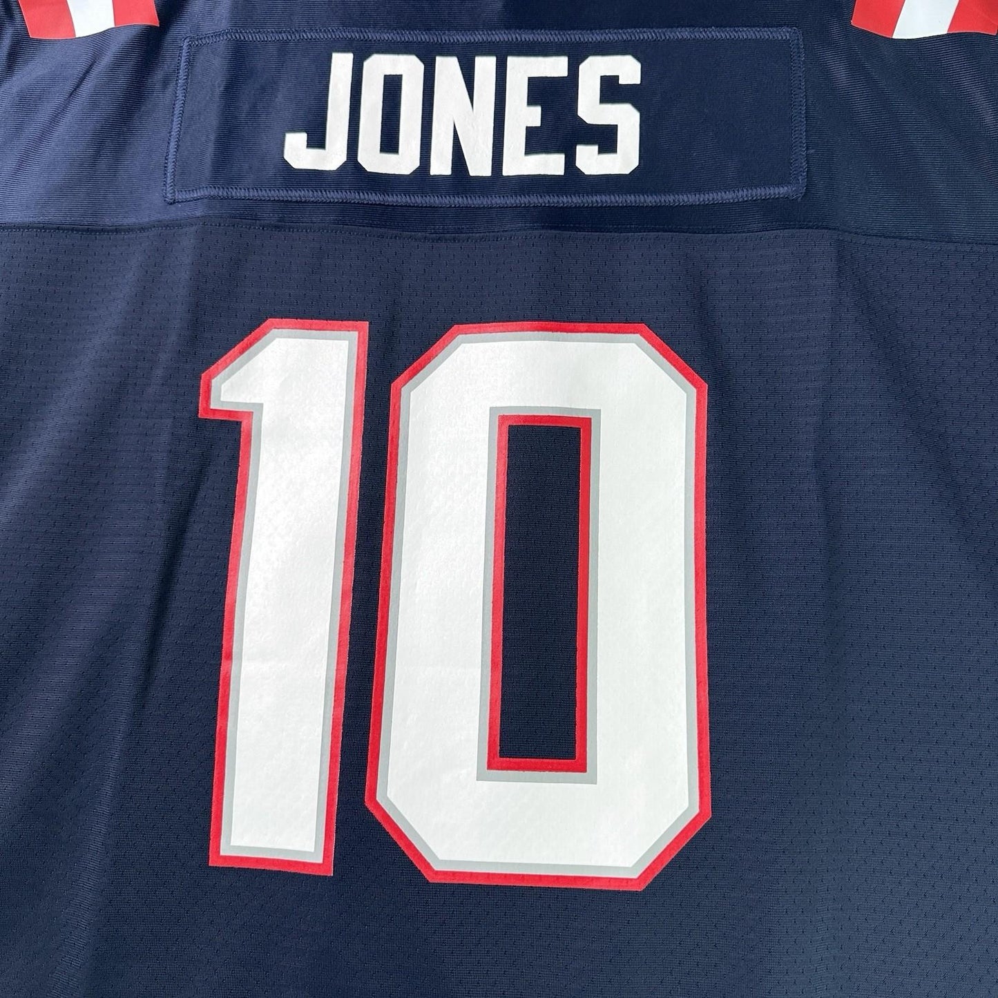 $175 Nike NFL New England Patriots Men's Mac Jones Player Game Jersey, Navy, 3XL