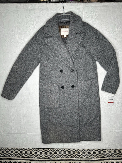 Lucky Brand double-breasted wool blend peacoat