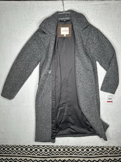 Lucky Brand double-breasted wool blend peacoat