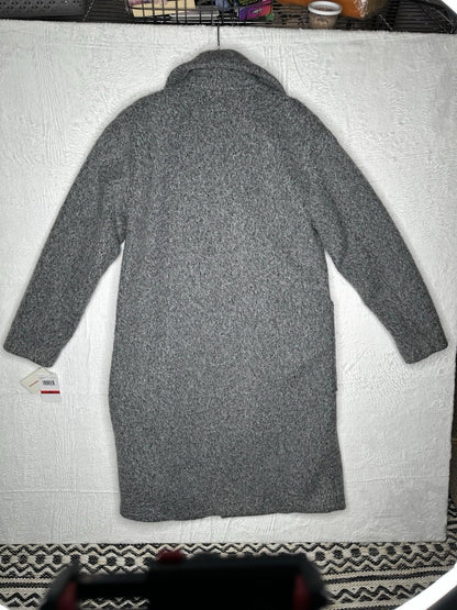 Lucky Brand double-breasted wool blend peacoat