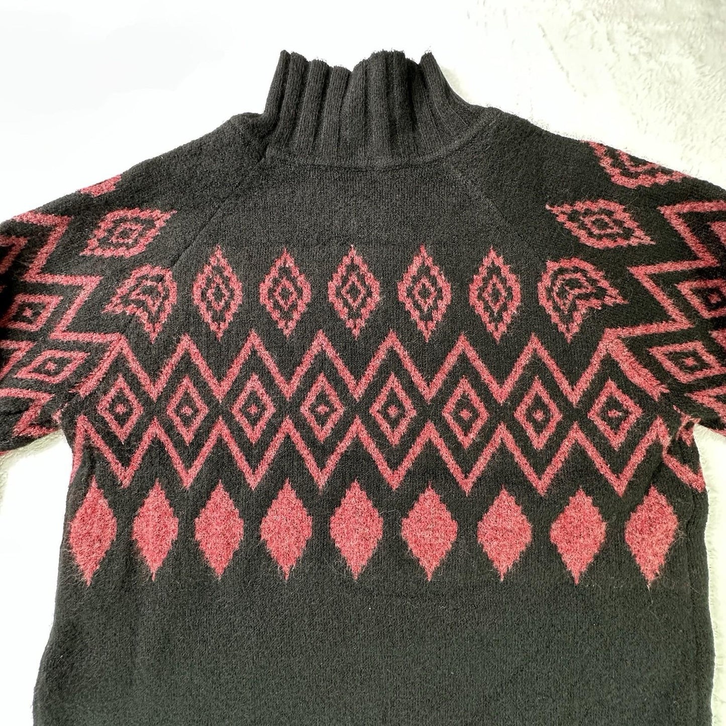 Buffalo David Bitton Women's Massima Ls Mock Neck Sweater Dress Black Medium