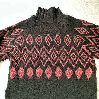 Buffalo David Bitton Women's Massima Ls Mock Neck Sweater Dress Black Medium