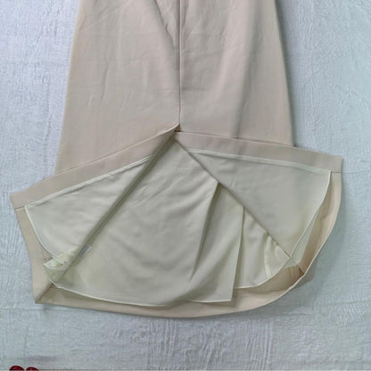 Vince Strapless Crepe Draped Dress Off White NWT & in Bag Size 6 $425 MSRP