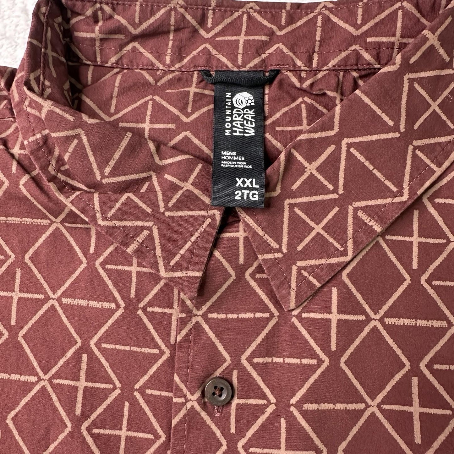 Men's Mountain Hardwear Big Cottonwood Short Sleeve Shirt - Size XXL