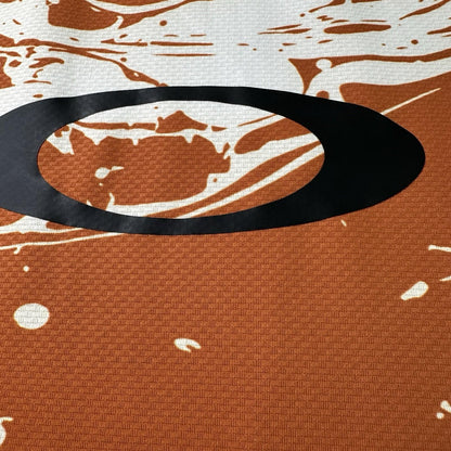 Oakley Seeker Airline LS Jersey Duality Swirl White Technical Bike - Size L NWT