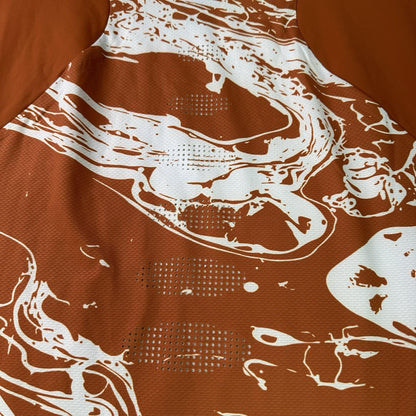 Oakley Seeker Airline LS Jersey Duality Swirl White Technical Bike - Size L NWT