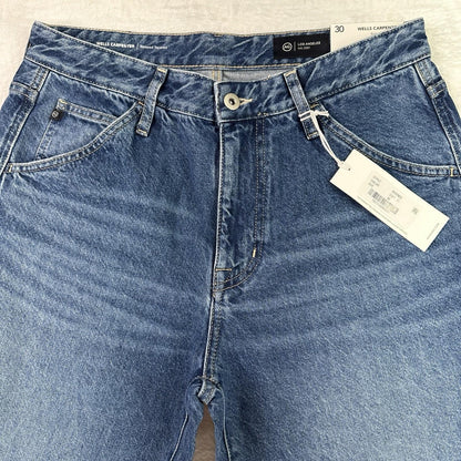 NWT AG Adriano Goldschmied Wells Carpenter Relaxed Tapered Size 30