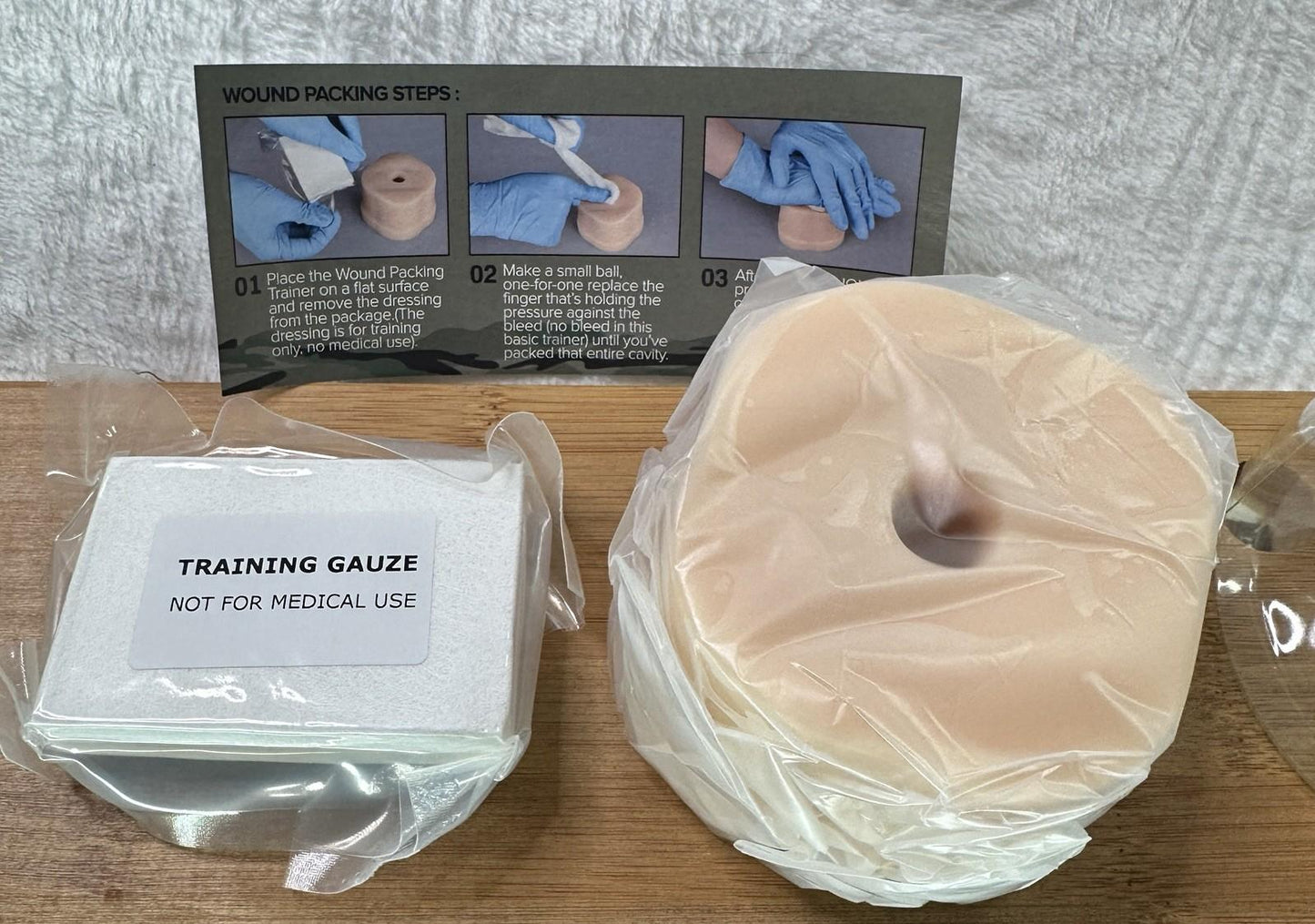 Medarchitect Wound Packing & Bleed Control Trainer | Medical Education Simula...