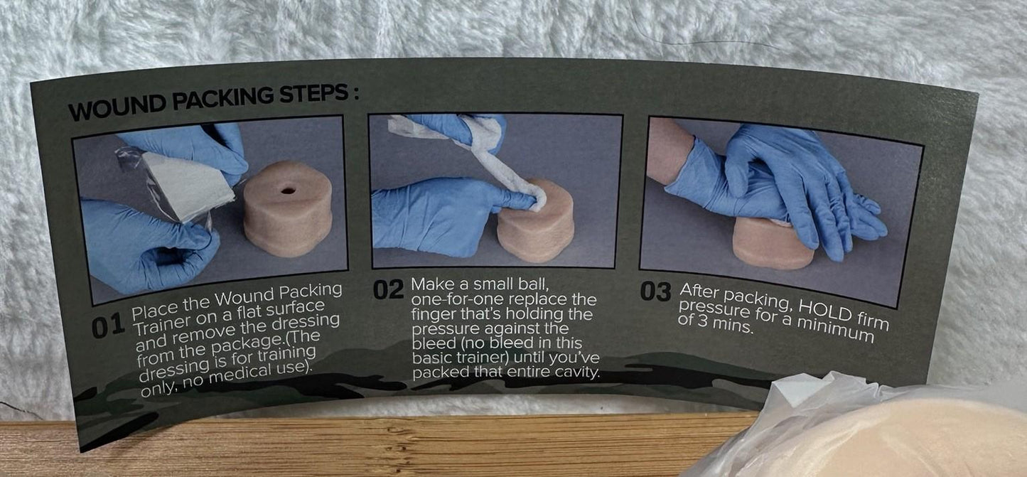 Medarchitect Wound Packing & Bleed Control Trainer | Medical Education Simula...