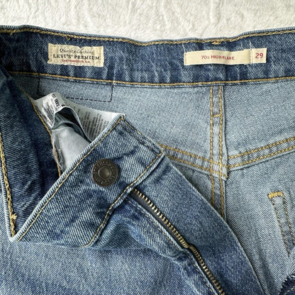 Levi Strauss, Premium 70's High rise Flare Denim Size 29x32