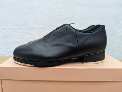 BLOCH Sync Jazz Lace Up Leather Tap Shoes with Bloch Mega Taps S0321L Black - 7M