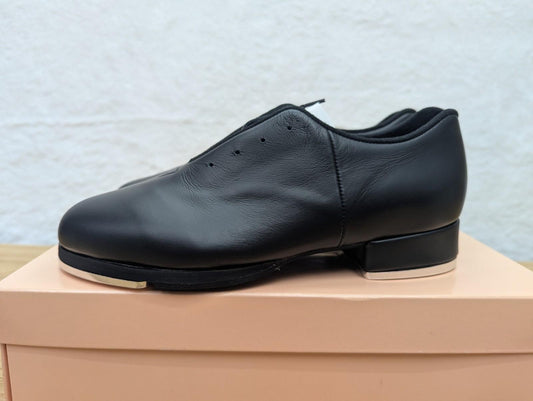 BLOCH Sync Jazz Lace Up Leather Tap Shoes with Bloch Mega Taps S0321L Black - 7M
