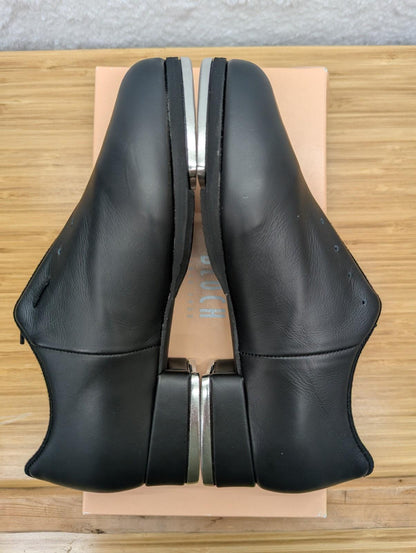 BLOCH Sync Jazz Lace Up Leather Tap Shoes with Bloch Mega Taps S0321L Black - 7M