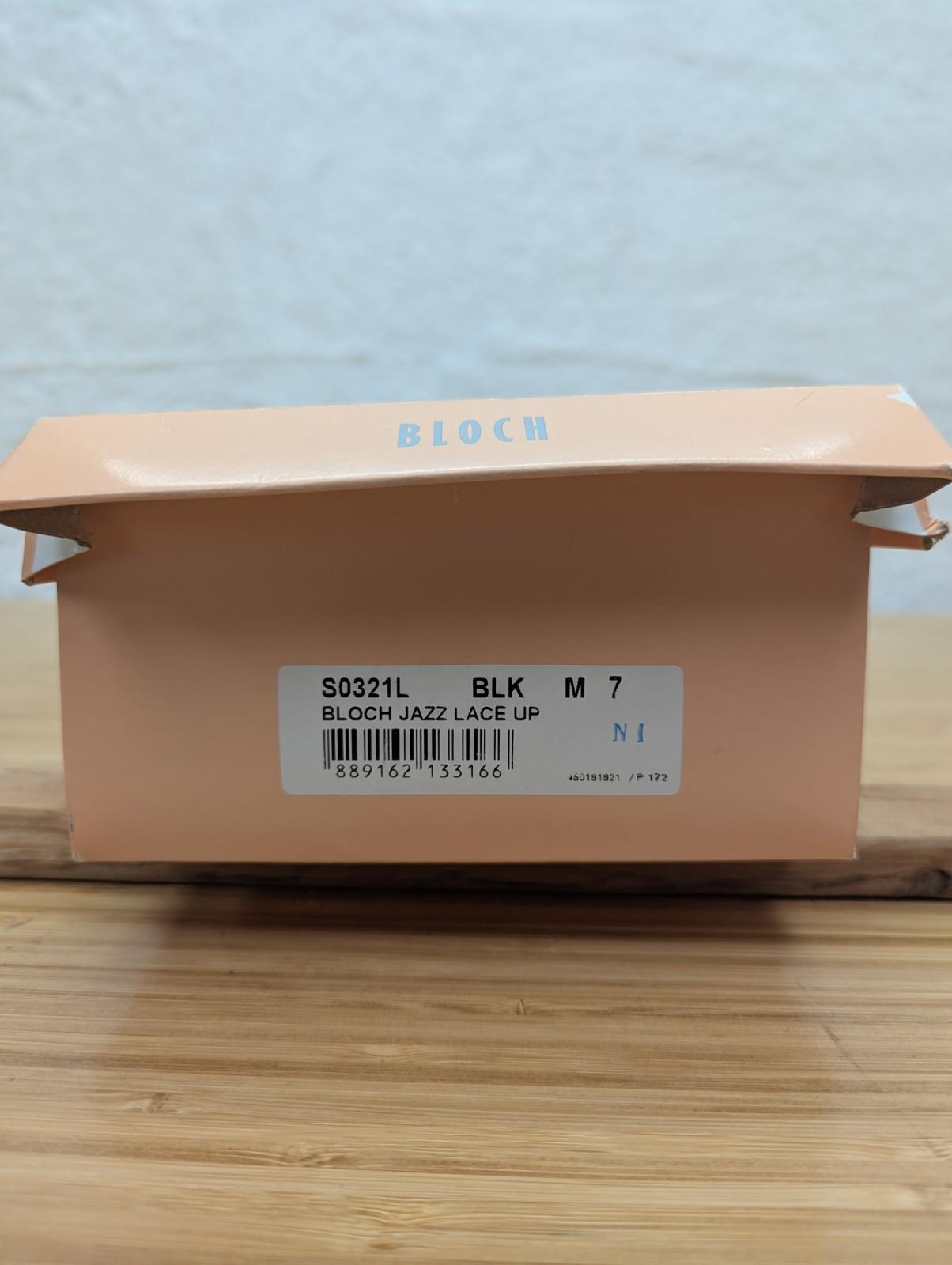 BLOCH Sync Jazz Lace Up Leather Tap Shoes with Bloch Mega Taps S0321L Black - 7M