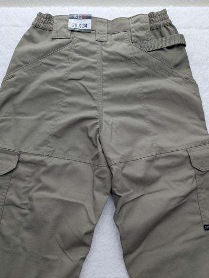 5.11  Taclite Pro Mens 28x34 Lightweight Tactical Pants Style 74273 Tan NEW