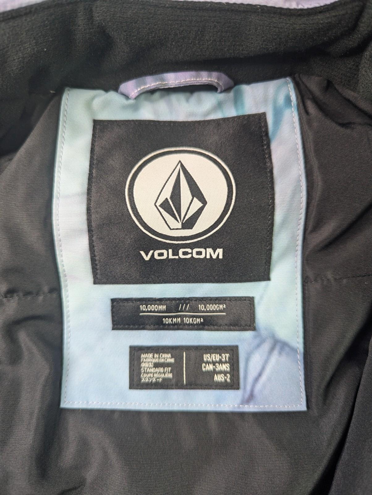 NWT Brand New Kids 2024 Volcom Toddler One Piece Glacier Ink Size 3T