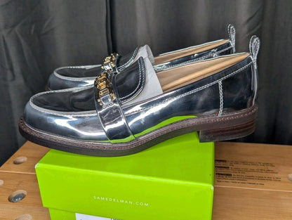 Sam Edelman Christy Loafer Silver Women’s Size 7.5M
