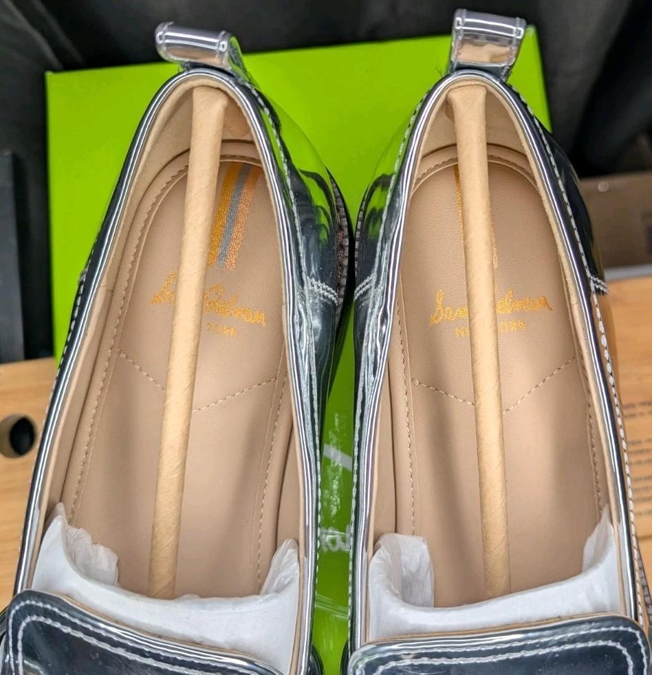 Sam Edelman Christy Loafer Silver Women’s Size 7.5M