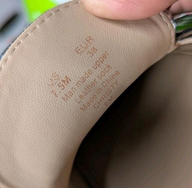 Sam Edelman Christy Loafer Silver Women’s Size 7.5M