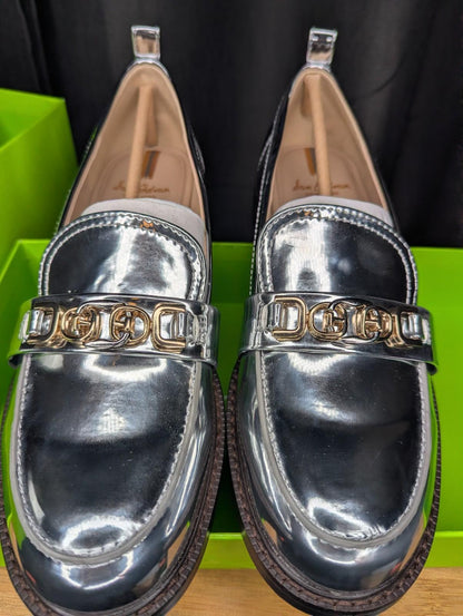 Sam Edelman Christy Loafer Silver Women’s Size 7.5M