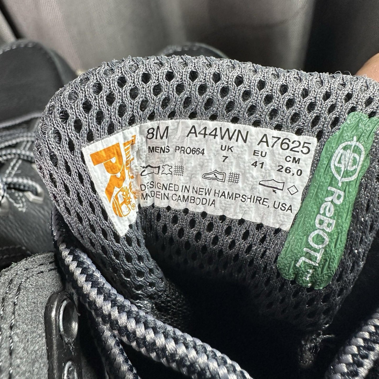 NIB - Timberland PRO Irvine Wedge 6" Alloy Safety Toe, Black Size 8M