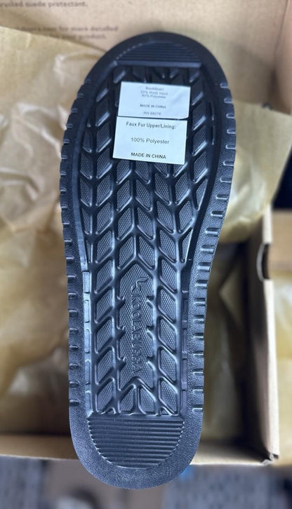 Koolaburra by UGG® Women's 10 Victoria Mini™ Fur-Lined Boot in Black