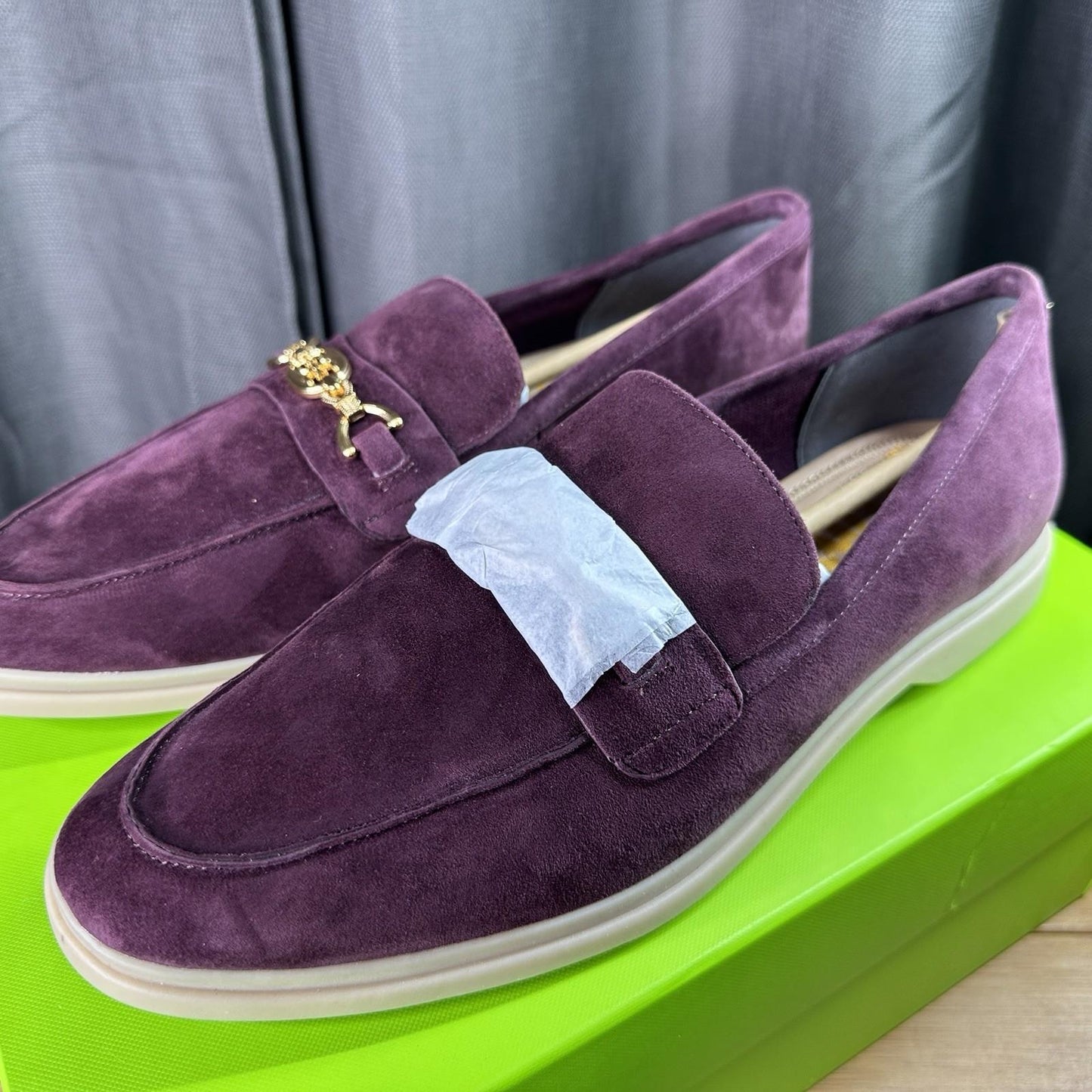 NEW In Box - Sam Edelman Kyana Womens Loafers & Slip-Ons Plum Suede - 10.5M