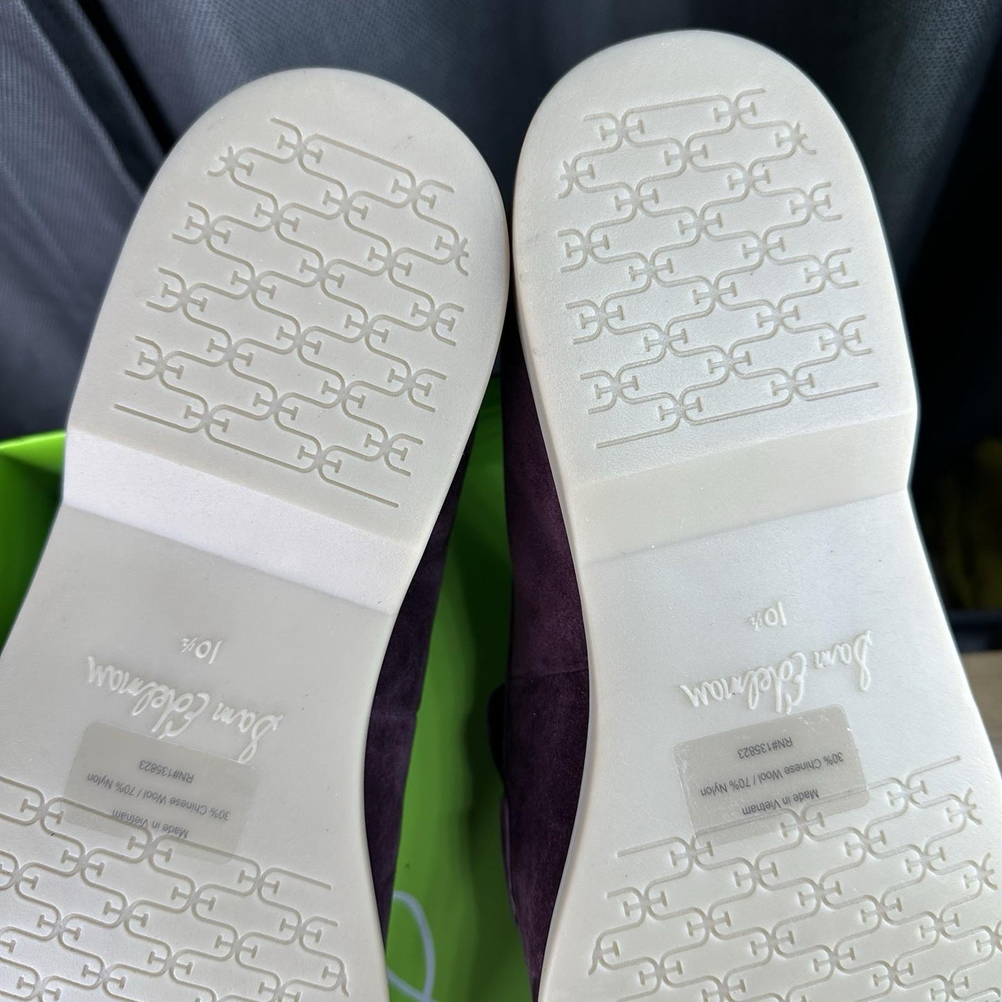 NEW In Box - Sam Edelman Kyana Womens Loafers & Slip-Ons Plum Suede - 10.5M