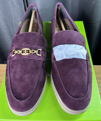 NEW In Box - Sam Edelman Kyana Womens Loafers & Slip-Ons Plum Suede - 10.5M