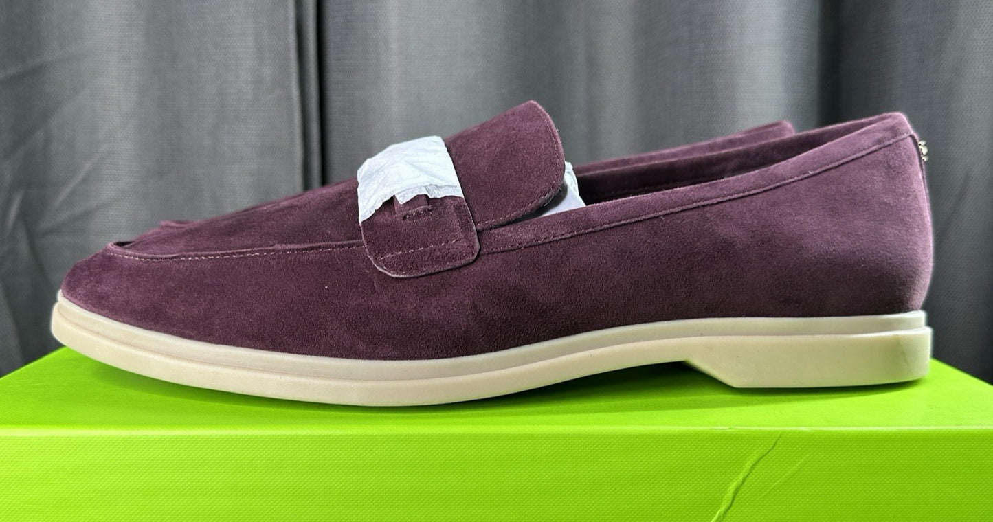 NEW In Box - Sam Edelman Kyana Womens Loafers & Slip-Ons Plum Suede - 10.5M