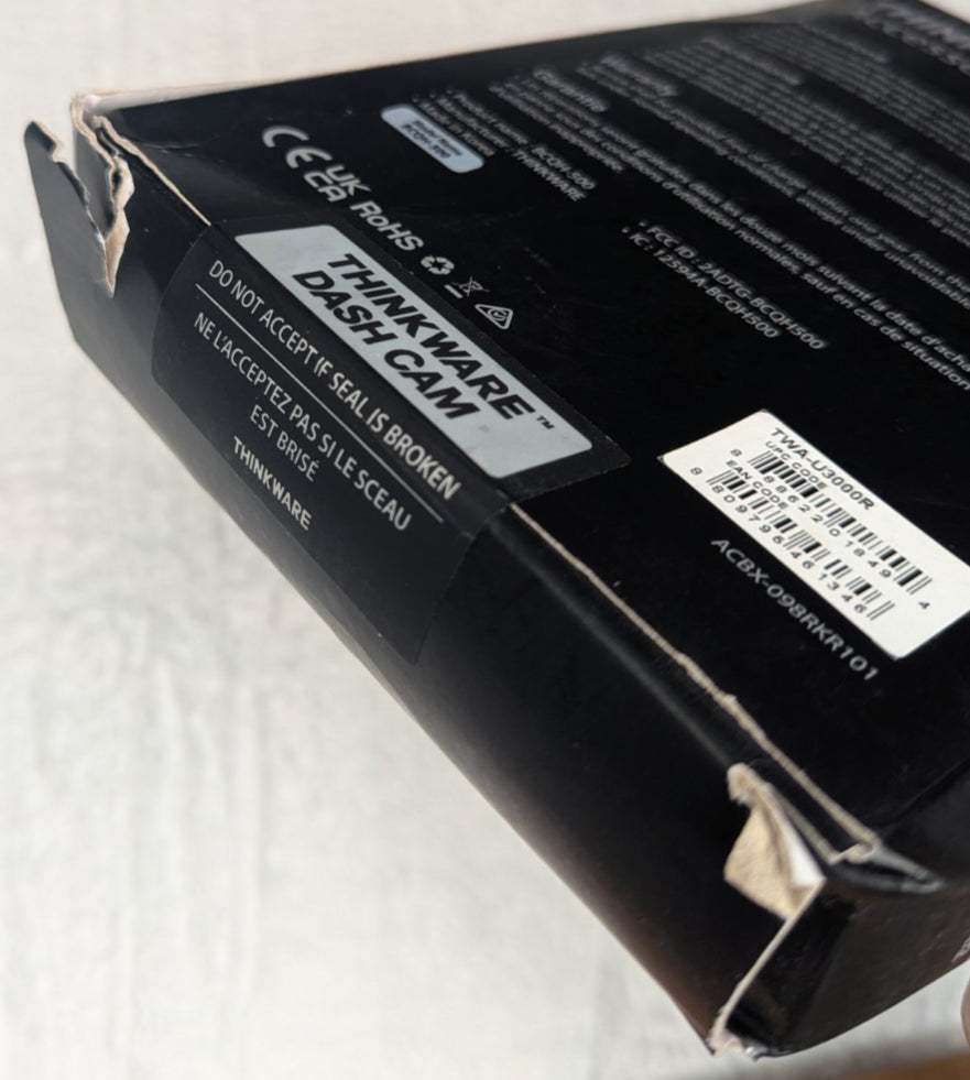 NIB SEALED - Thinkware BCQH-500 Rear Camara With Built In Radar For U3000 Only