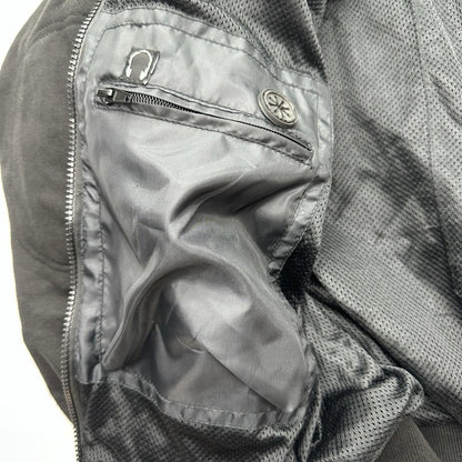 NWT Milwaukee Leather Men's Armored Motorcycle Hoodie with Armored Padding - L