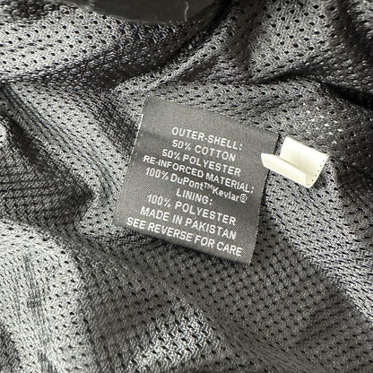 NWT Milwaukee Leather Men's Armored Motorcycle Hoodie with Armored Padding - L