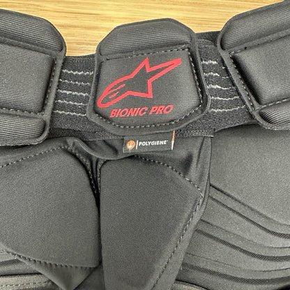 Alpinestars Bionic Pro Protection Shorts Black Red  MX Motocross Off Road - L