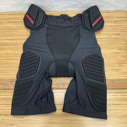 Alpinestars Bionic Pro Protection Shorts Black Red  MX Motocross Off Road - L