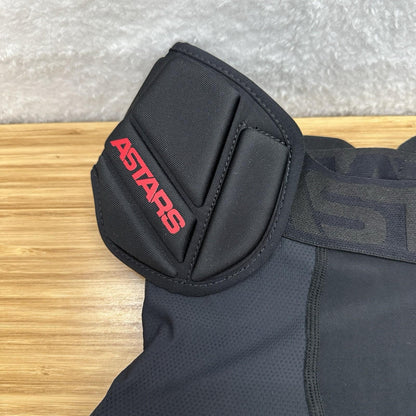 Alpinestars Bionic Pro Protection Shorts Black Red  MX Motocross Off Road - L