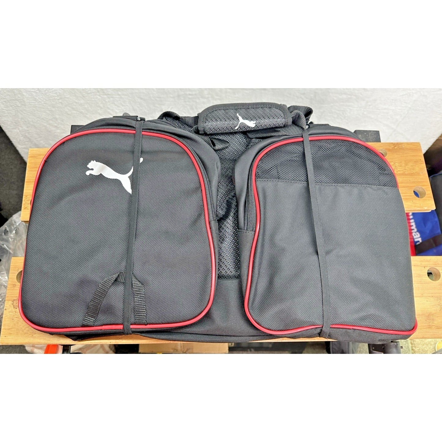 NEW - PUMA Black Unisex Adult Evercat Contender 3.0 Duffel Bag