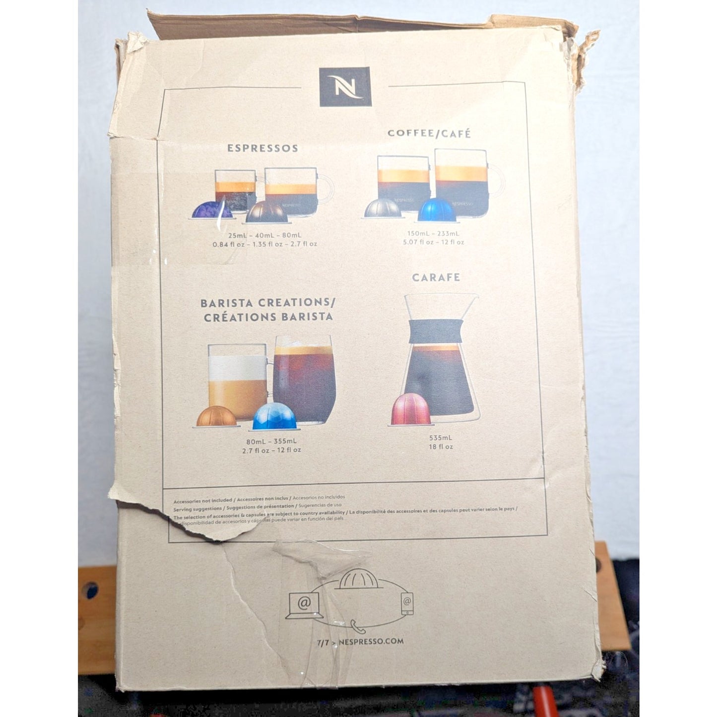 OPEN BOX - Nespresso Vertuo Next Coffee and Espresso Maker - Black